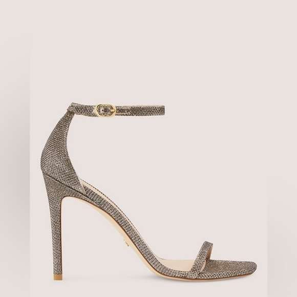 NIB Stuart Weitzman Women’s Nudistcurve 100 Ankle Strap Sandals in size 10 - Picture 2 of 11